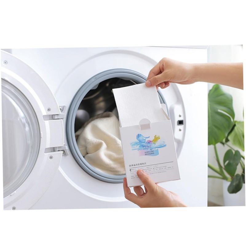 Outanaya 3 Packs of Laundry Absorption Sheets 72 Sheets Each