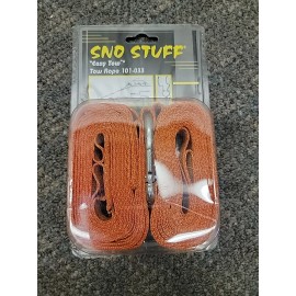 Snowmobile ATV UTV Easy Tow, Tow Rope By Sno Stuff 101-033 Orange