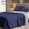 HOMFINE Cooling Comforter King Size, Dark Blue Summer Cooling Blanket