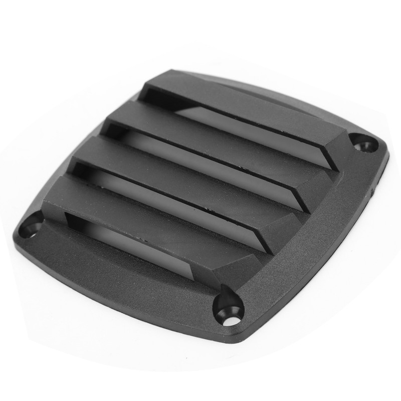 3in Marine Air Vent Grille Ventilation Ducting Louver Cover Black
