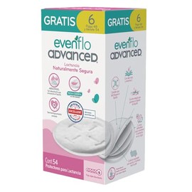 Protectores para Lactancia, 1 paquete de 54 piezas, con Sistema Absorgel Antiescurrimientos