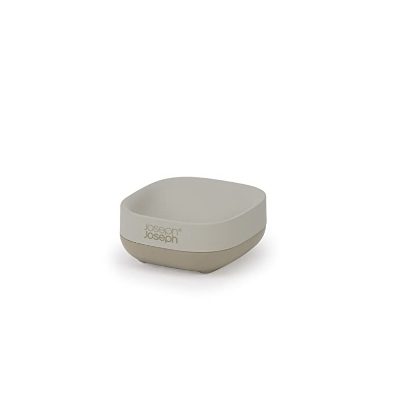 Joseph Joseph Bathroom Slim, Compact, Space Saving Soap Dish Holder,