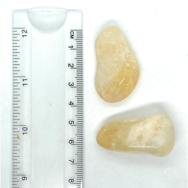 Citrine Extra Large Crystal Tumbled Stone - 1 Pc