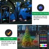 200LED Christmas Tree Waterfall String Lights RGB Color Changing Indoor