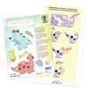 Ursus 43500009 Pompom Art Dinos, Craft Set with 6 Sheets