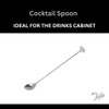 Tala Stainless Steel Cocktail Spoon, 27.5cm Bar Spoon with Weighted