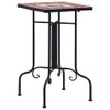 SVRCK Eye-Catching Mosaic Side Table for Outdoor Spaces, Durable Ceramic