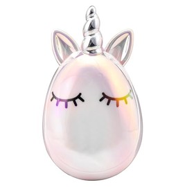 Martinelia Unicorn Egg Brush - Kids Detangling Hair Brush, For All Hair Types, Durable Oval Shape, Fun Unicorn Theme Beauty Accessory