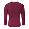 URRU Thermal Underwear for Men Fleece Lined High Stretch Long