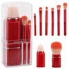 Small Makeup Brush Set - 8 in 1 Portable Travel