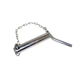 Sägenspezi Top Link Bolt | Cat 1 | 19 mm | 125 mm Usable Length | with Chain & Cotter Pin | Plug Pin | Top Link | Safety Bolt | Category 2 | Bolt | Device Bolt 0322 6288