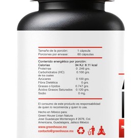 Aceite de Krill 60 Capsulas de 1200 mg, Suplemento Green House