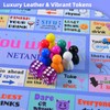 NETANICO Drinking Games,Leather Mat Drinking Board Game for Adults,Interactive Girls