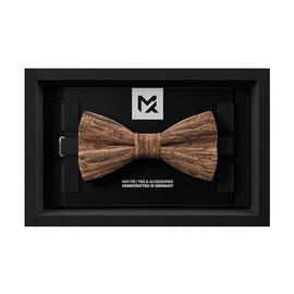 MAY-TIE Herren Fliege aus Kork | Holz Braun | Vegane Korkfliege Herren | Classic Butterfly | Hochzeitsfliege | Handgefertigt in Leipzig