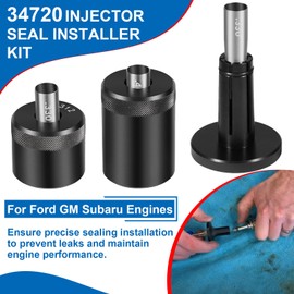 34720 Injector Seal Installer Kit Fit for Ford GM Subaru Engines, for Single Double Seal Fuel Injectors 8PCS