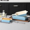 MALACASA Porcelain Baking Dish Set of 4 Bakeware Set Rectangular/Ov