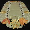 Quinnyshop Autumn Leaves Table Runner Table Cloth Table Cloth Cushion