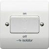 MK Essentials 1G 3 Pole Fan Isolator Switch, White