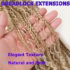 Leeven 24 Inch Double Ended Dreadlock Extensions Soft Boho Dreadlocks