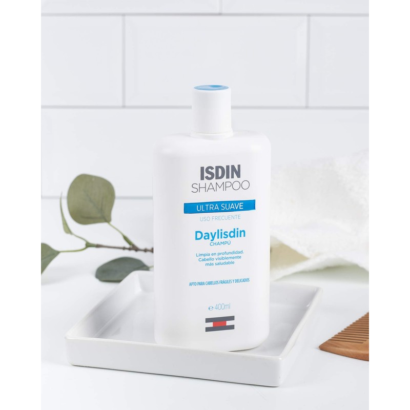 ISDIN Daylisdin Ultra Gentle Shampoo (400ml) | Deep cleans and