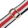 Bag Strap, 1.5in Width Woven Ribbon with Leather Ends Shoulder