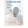 Dr. Dunley 3-in-1 Bedside Commode Chair with Elongated Seat –