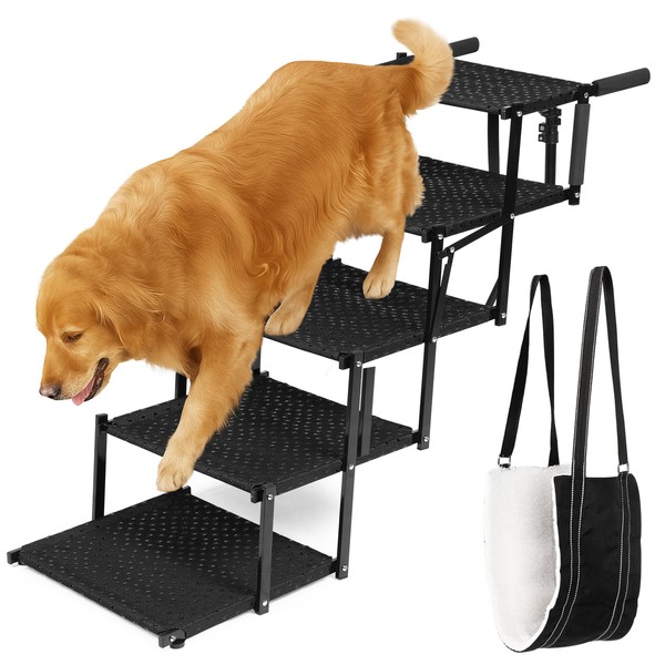 VERALUX Dog Stairs for Large Dogs to Get in Car
