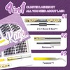 Cluster Lashes Kit，Lankiz Biomimetic Individual Eyelashes KIT with Lash Bond