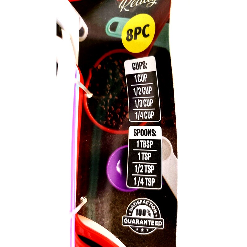 GoodCook 8pc Measuring Cup and Measuring Spoon Set