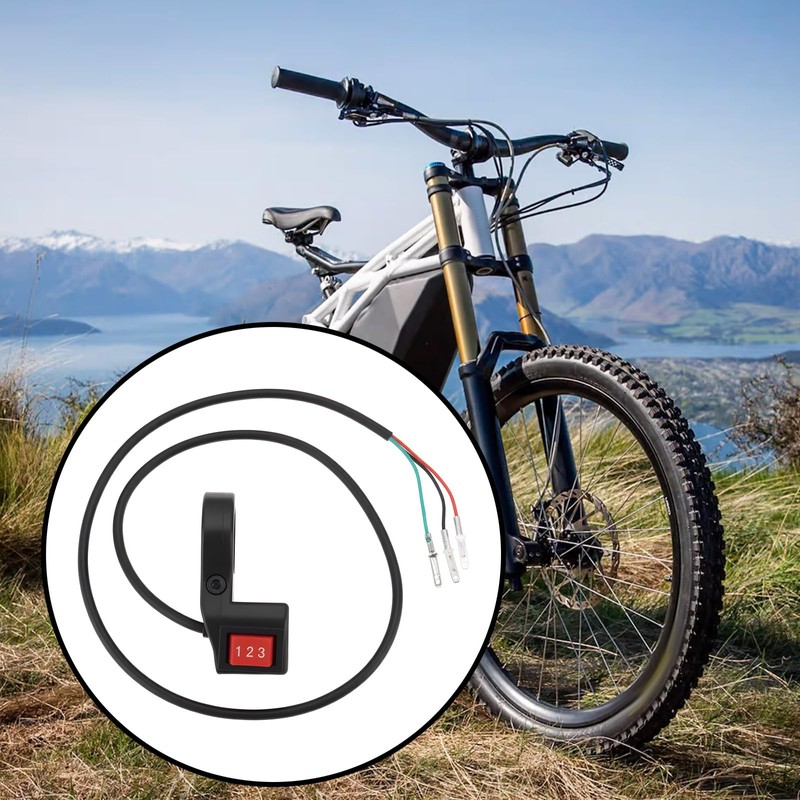 ECSiNG 2pcs 22mm Handlebar 3 Speed Module Switches for Motorcycle