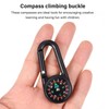 Tofficu 24 Pcs Assorted Color Compass Carabiner Keychains, 2.71 Inch