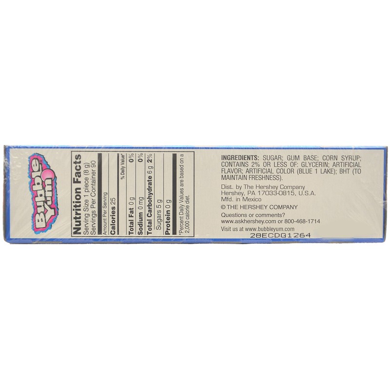 Bubble Yum Cotton Candy Bubble Gum - Soft and Easy