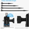 TIUIHU Spike Pole Mount Ground Stake with Protective Cover for