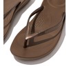 FitFlop Women's IQUSHION FLIP Flop-Solid, Bronze, 11