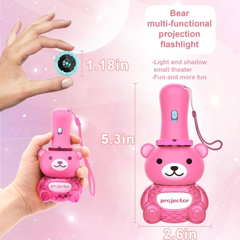 Torch Projector for Children, Torch and Projector with 6 Discs,