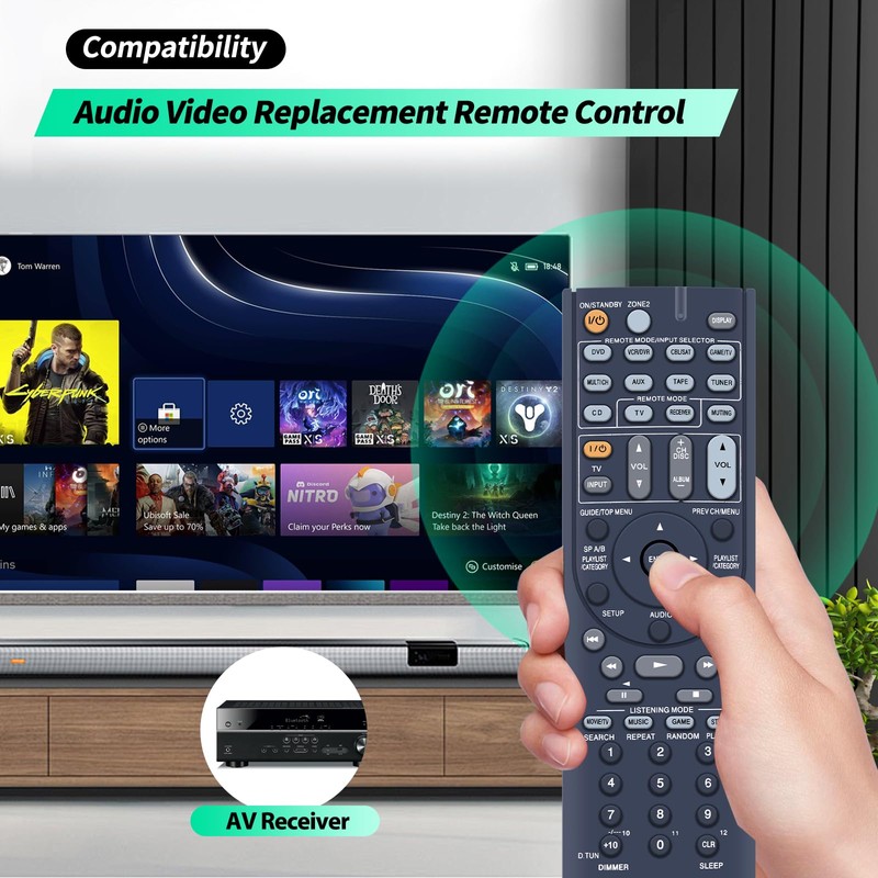RC-710M RC710M New Replace Remote Control fit for Onkyo AV
