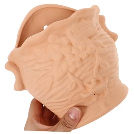 KONTONTY Chlorophytum Flower Pot Wall Hanging Planter Modern Wall-Mounted Flowerpot Holder for Home Office Shop Decor