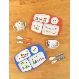 Ken Onishi Nenne-Futurum Melamine Plate VEHICLE BLUE 11.2 x 7.5 x 0.8 inches (28.4 x 19.1 x 2 cm) YUE-1101