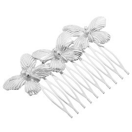 Beaupretty Haarkamm mit Schmetterlings- für Damen, dekorativer Haarschmuck, Clip, elegantes Styling-Accessoire für Hochzeiten, Partys und den täglichen Gebrauch für Bräute und Brautjungfern