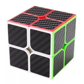 LA FABRICA DEL JUEGO Cubo Magico 2x2 - Meilong Carbon Fiber Destreza