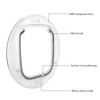 Cat Door for Interior Exterior Doors Transparent 4 Way Locks