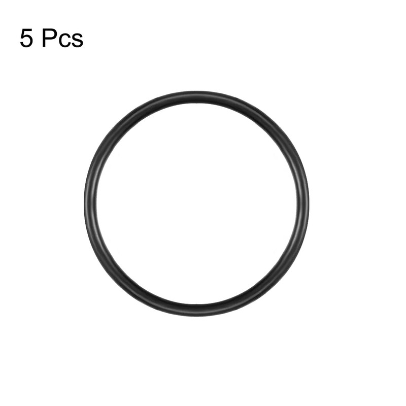 sourcing map Nitrile Rubber O-Rings 56mm OD 51.2mm ID 2.4mm