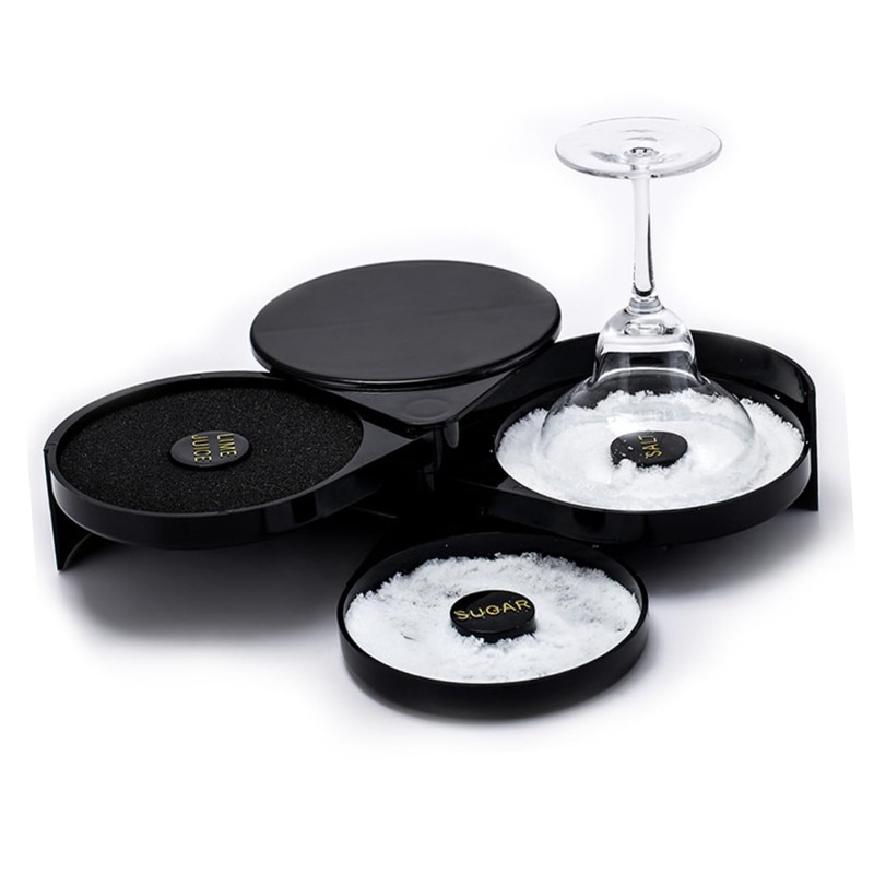 iplusmile Bar Salt Box Salt Rim Box Home Bar Seasoning