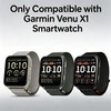 2-Pack Rc-Z Screen Protector Case for Garmin Venu X1 Smartwatch,