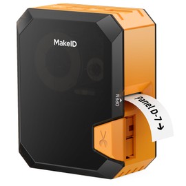 Makeid P31S Industrial Label Maker, Portable Bluetooth Printer with 0.71" W x 26.24ft L Label, Wire and Cable Labeling Machine for Job Sites, Heat Shrink Tubing Labeler