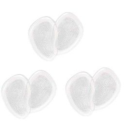 BOUMVID High Heels Pads, 3 Pairs Metatarsal Pads for Women, Reusable Ball of Foot Cushion, Shoes Forefoot Gel Insoles Prevent Blisters Calluses and Cushions