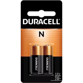 N 1.5V Alkaline Battery, 2 Count Pack, N 1.5 Volt Alkaline Battery