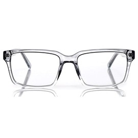 eyebobs Hugh Jass Unisex Premium Reading Glasses for Men and Women | Rectangular Eye Glasses