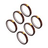 6pcs Heat Resistant Tape Residue Free Polyimide Sublimation Thermal Tape
