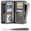 SENDEFN Wallets for Women Genuine Leather Card Holder with RFID